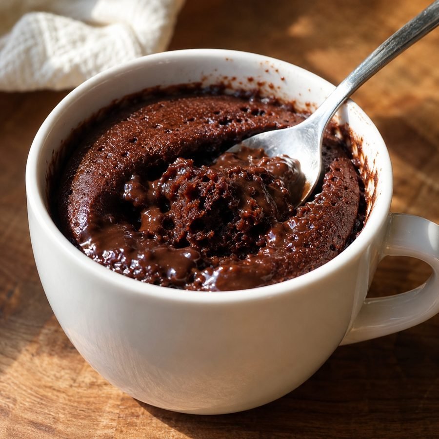 2-Minute Chocolate Mug Cake